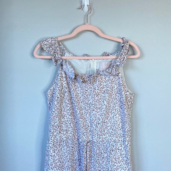 GAL MEETS GLAM Rue Floral Jumpsuit in Pearl Size 8 Summer Lightweight Classy - Picture 4 of 8